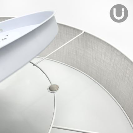 Brilagi - Plafonnier LED SIRIJA 4xE27/60 W/230 V Ø 60 cm blanc