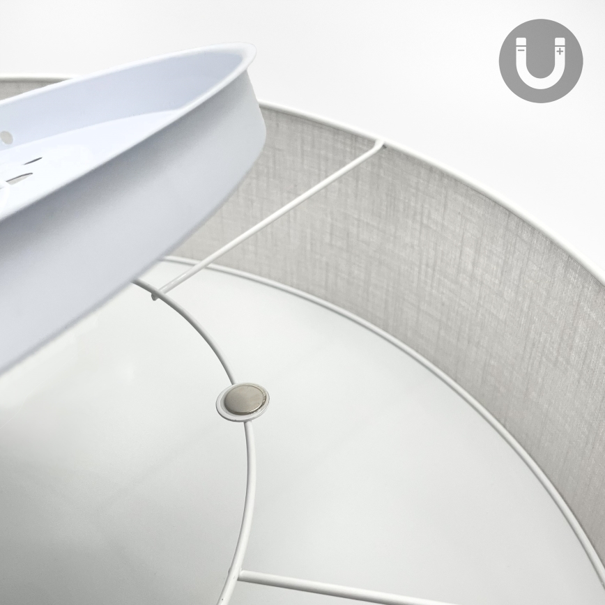 Brilagi - Plafonnier LED SIRIJA 4xE27/60 W/230 V Ø 60 cm blanc