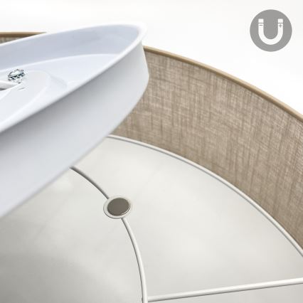 Brilagi - Plafonnier LED SIRIJA 6xE27/15W/230V Ø 80 cm beige