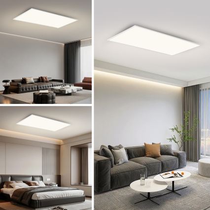 Brilagi - Plafonnier LED SLIMFRAME LED/80W/230V 120x60 cm 3000/4000/6000K blanc