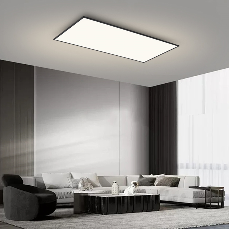 Brilagi - Plafonnier LED SLIMFRAME LED/80W/230V 120x60 cm 3000/4000/6000K noir