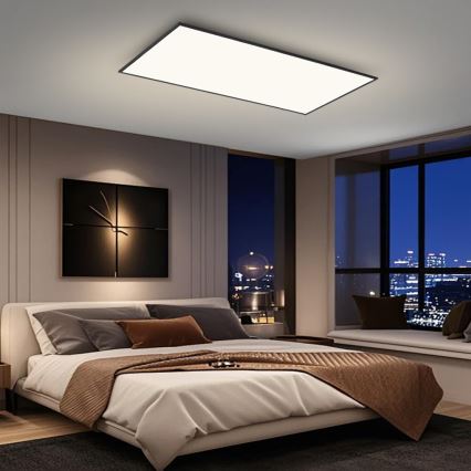 Brilagi - Plafonnier LED SLIMFRAME LED/80W/230V 120x60 cm 3000/4000/6000K noir