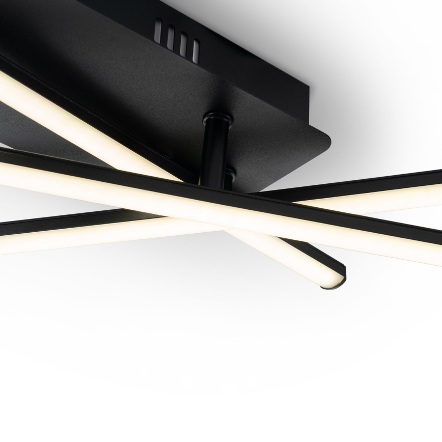 Brilagi - Plafonnier STRIPES LED/30W/230V 51x78 cm noir