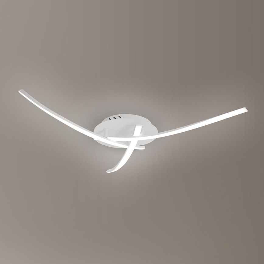 Brilagi - Plafonnier LED STRIPES LED/24W/230V Ø 64 cm blanc