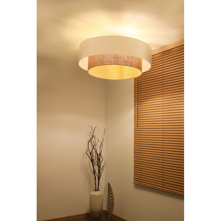 Brilagi - Plafonnier LED style bohème BOHO 3x E27 / 15 W / 230 V Ø 80 cm