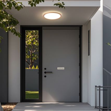 Brilagi - Plafonnier LED pour salle de bains ULTRA SLIM LED/18W/230V Ø 30 cm or rose IP54