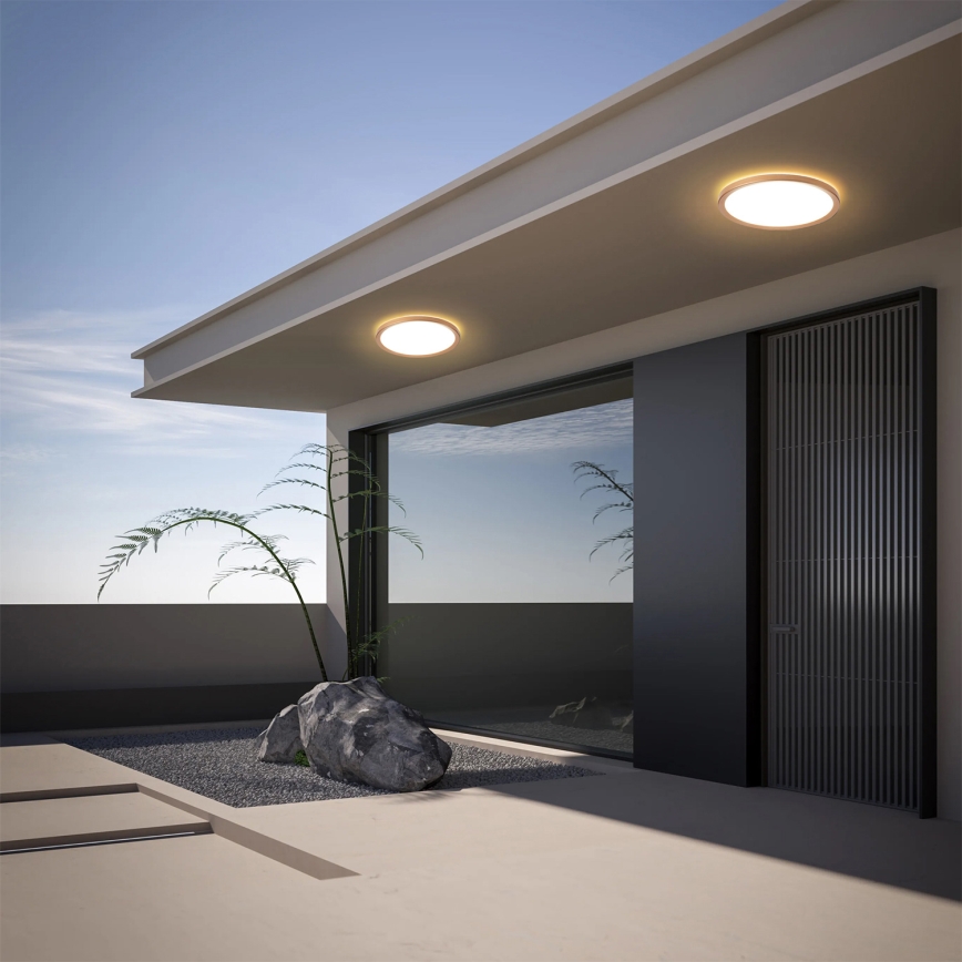 Brilagi - Plafonnier LED pour salle de bains ULTRA SLIM LED/18W/230V Ø 30 cm or rose IP54