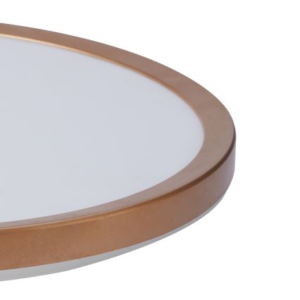 Brilagi - Plafonnier LED pour salle de bains ULTRA SLIM LED/18W/230V Ø 30 cm or rose IP54