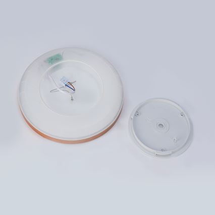 Brilagi - Plafonnier LED pour salle de bains ULTRA SLIM LED/18W/230V Ø 30 cm or rose IP54