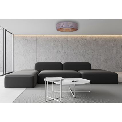 Brilagi - Plafonnier LED VELVET LED/24W/230V d. 40 cm 3000/4000/6400K gris/doré