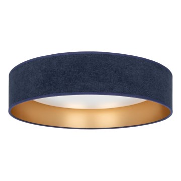 Brilagi - Plafonnier LED VELVET SIMPLE, 24 W, 230 V, 4000 K, Ø 45 cm, bleu/doré