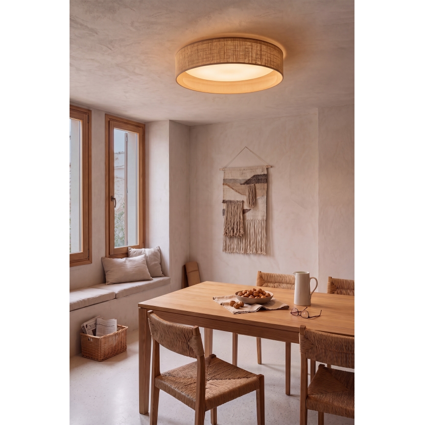 Brilagi - Plafonnier LED VELVET SIMPLE LED 24W / 230V / 3000K Ø 45 cm, beige