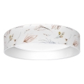 Brilagi - Plafonnier LED VELVET SIMPLE LED/24W/230V 3000K Ø 45 cm blanc/fleurs