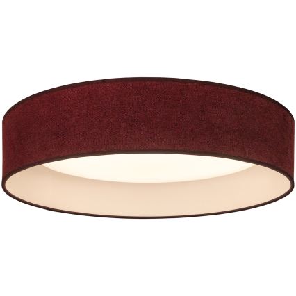 Brilagi - Plafonnier LED VELVET SIMPLE LED/24W/230V 3000K Ø 45 cm bordeaux