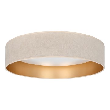 Brilagi - Plafonnier LED VELVET SIMPLE LED/24W/230V 3000K Ø 45 cm crème/doré
