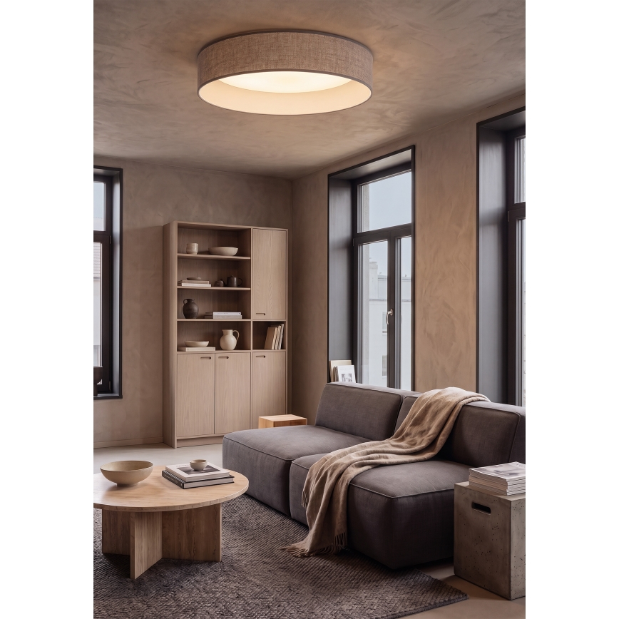 Brilagi - Plafonnier LED VELVET SIMPLE LED/24W/230V 3000K Ø 45 cm gris