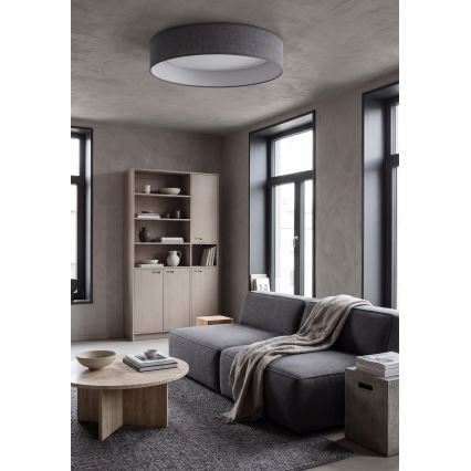 Brilagi - Plafonnier LED VELVET SIMPLE LED/24W/230V 3000K Ø 45 cm gris
