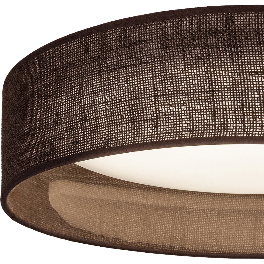 Brilagi - Plafonnier LED VELVET SIMPLE LED/24W/230V 3000K Ø 45 cm marron