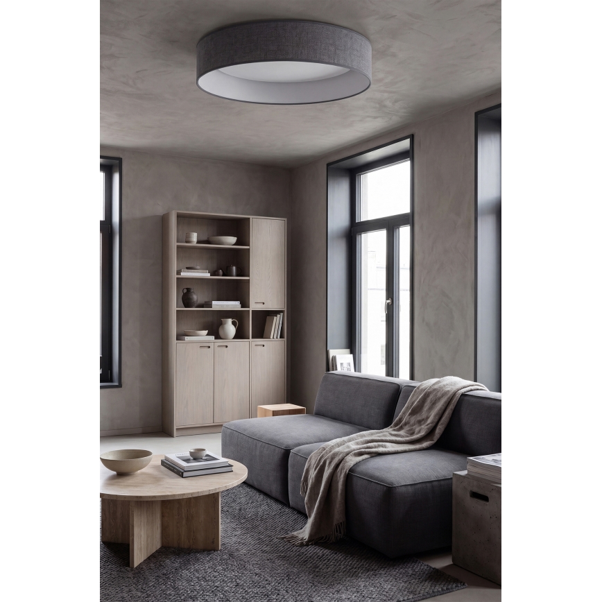 Brilagi - Plafonnier LED VELVET SIMPLE LED/24W/230V 4000K Ø 45 cm gris