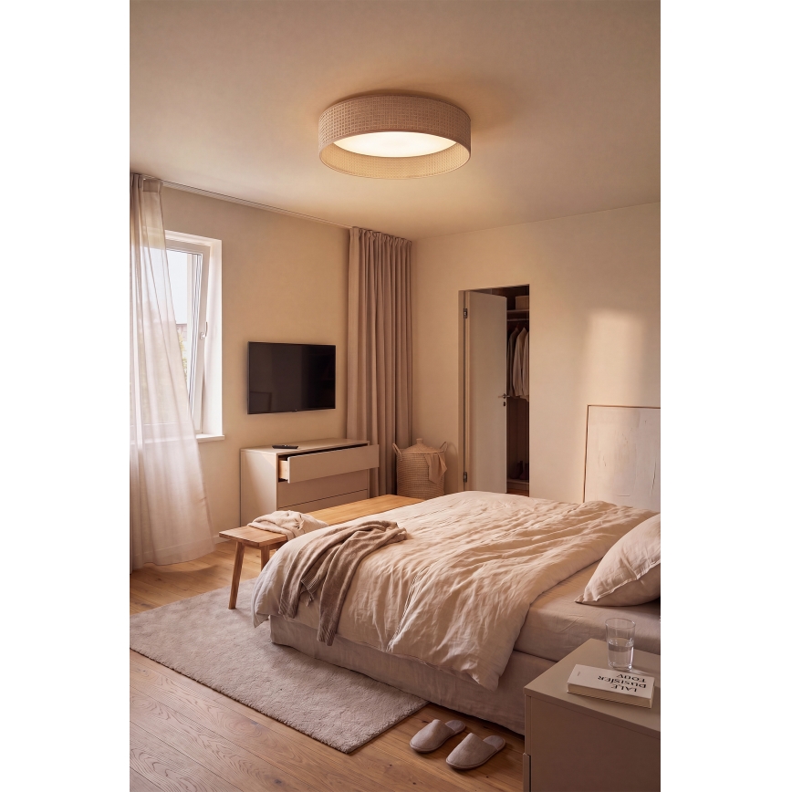 Brilagi - Plafonnier LED VELVET SIMPLE LED/36W/230V 3000K Ø 55 cm beige