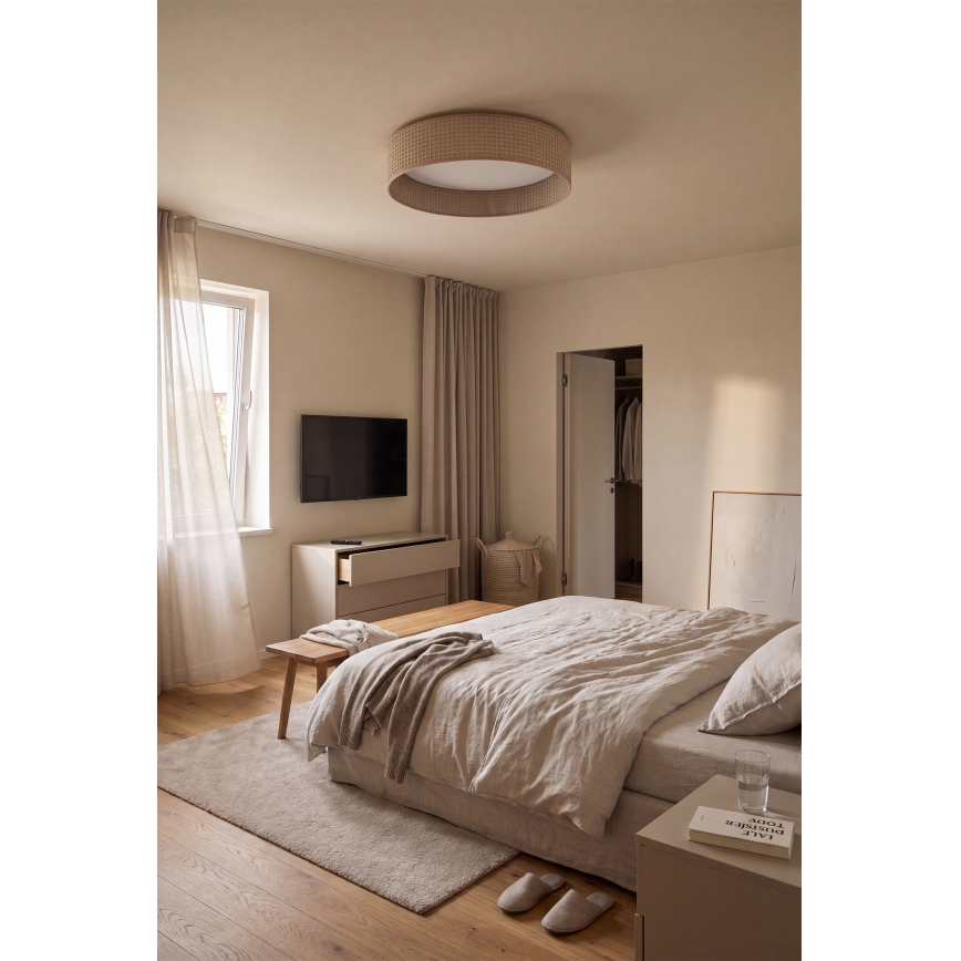 Brilagi - Plafonnier LED VELVET SIMPLE LED/36W/230V 3000K Ø 55 cm beige
