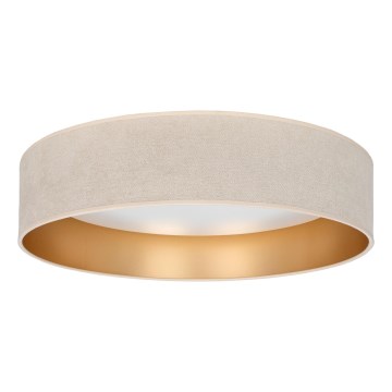 Brilagi - Plafonnier LED VELVET SIMPLE LED/36W/230V 3000K Ø 55 cm crème/doré