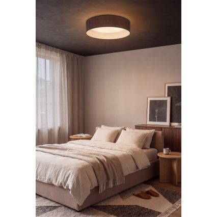 Brilagi - Plafonnier LED VELVET SIMPLE LED/36W/230V 3000K Ø 55 cm marron