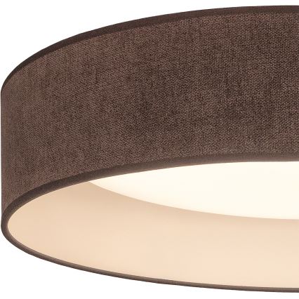 Brilagi - Plafonnier LED VELVET SIMPLE LED/36W/230V 3000K Ø 55 cm marron