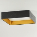 Brilagi - Plafonnier LED VELVET SQUARE 24W/230V 43x43 cm gris