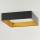 Brilagi - Plafonnier LED VELVET SQUARE 24W/230V 43x43 cm gris