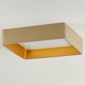 Brilagi - Plafonnier LED VELVET SQUARE LED/24W/230V 43x43 cm beige