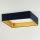 Brilagi - Plafonnier LED VELVET SQUARE LED/24W/230V 43x43 cm bleu foncé