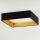 Brilagi - Plafonnier LED VELVET SQUARE LED/24W/230V 43x43 cm noir