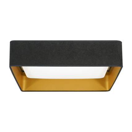 Brilagi - Plafonnier LED VELVET SQUARE 24W/230V 43x43 cm gris