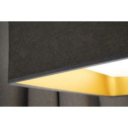 Brilagi - Plafonnier LED VELVET SQUARE 24W/230V 43x43 cm gris