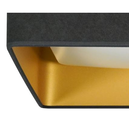 Brilagi - Plafonnier LED VELVET SQUARE 24W/230V 43x43 cm gris