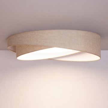 BRILAGI - Plafonnier LED VELVET TWIST LED/24W/230V 4000K Ø 55 cm beige