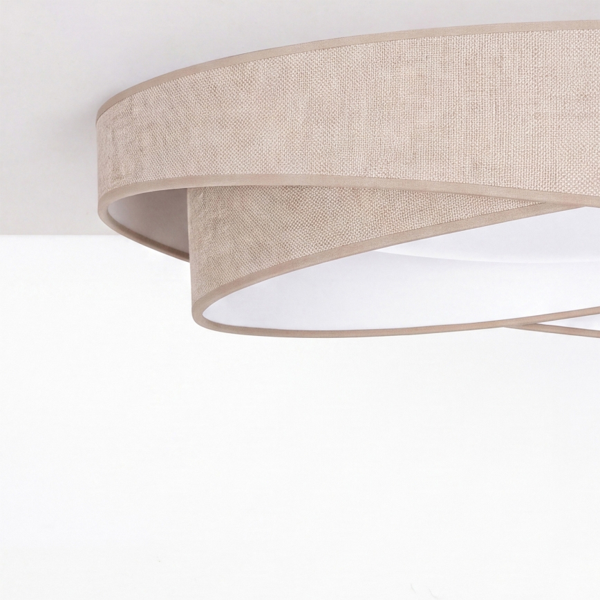 BRILAGI - Plafonnier LED VELVET TWIST LED/24W/230V 4000K Ø 55 cm beige