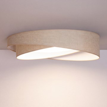 BRILAGI - Plafonnier LED VELVET TWIST LED/24W/230V 4000K Ø 55 cm beige