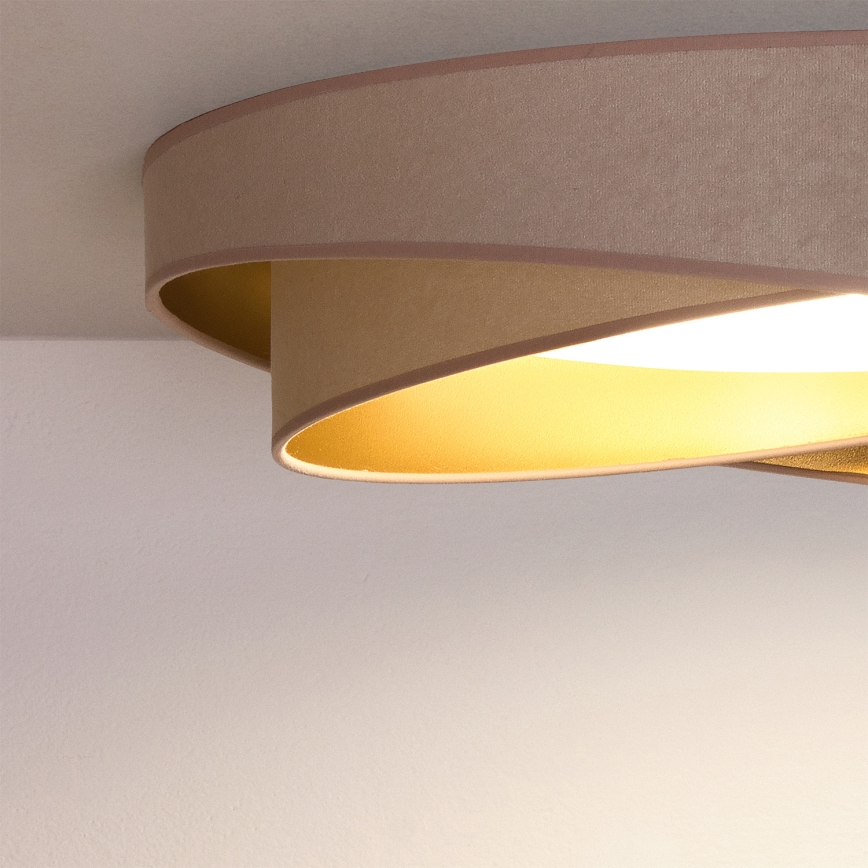 BRILAGI - Plafonnier LED VELVET TWIST LED/24W/230V 4000K Ø 55 cm beige/doré