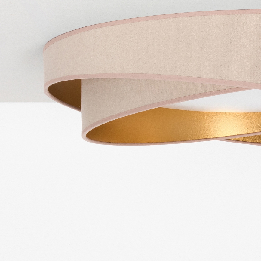 BRILAGI - Plafonnier LED VELVET TWIST LED/24W/230V 4000K Ø 55 cm beige/doré