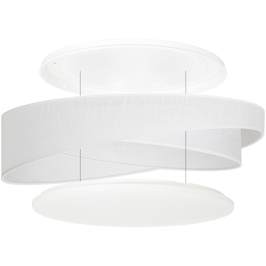 BRILAGI - Plafonnier LED VELVET TWIST LED/24W/230V 4000K Ø 55 cm blanc