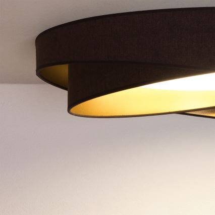 BRILAGI - Plafonnier LED VELVET TWIST LED/24W/230V 4000K Ø 55 cm brun/doré