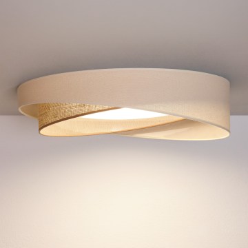 BRILAGI - Plafonnier LED VELVET TWIST LED/24W/230V 4000K Ø 55 cm crème/beige