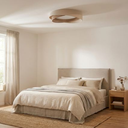 BRILAGI - Plafonnier LED VELVET TWIST LED/24W/230V 4000K Ø 55 cm crème/beige