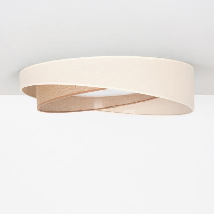 BRILAGI - Plafonnier LED VELVET TWIST LED/24W/230V 4000K Ø 55 cm crème/beige