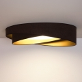BRILAGI - plafonnier LED VELVET TWIST LED/24W/230V 4000K Ø 55 cm marron/doré