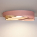 BRILAGI - Plafonnier LED VELVET TWIST LED/24W/230V 4000K Ø 55 cm rose/beige