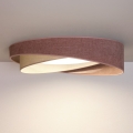 BRILAGI - Plafonnier LED VELVET TWIST LED/24W/230V 4000K Ø 55 cm rose/crème