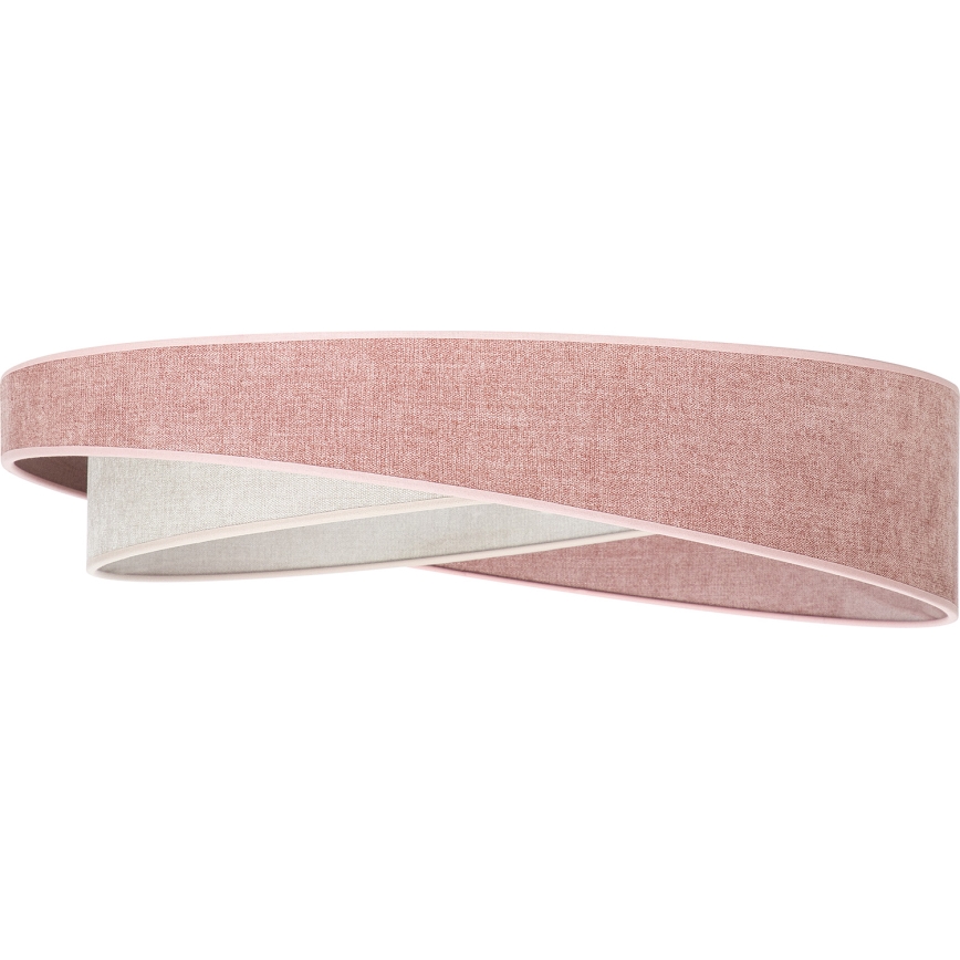 BRILAGI - Plafonnier LED VELVET TWIST LED/24W/230V 4000K Ø 55 cm rose/crème